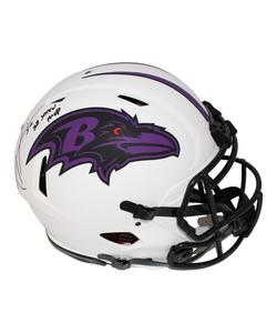 Ray Lewis Signed Baltimore Ravens Authentic Lunar Helmet MVP Beckett 41206 Cheap Sale Newest