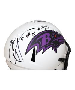 Ray Lewis Signed Baltimore Ravens Authentic Lunar Helmet 2 insc. Beckett 41204 Get Authentic Cheap Online