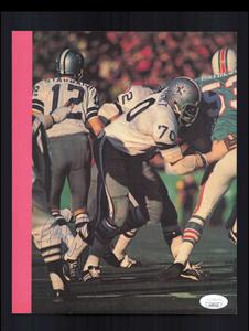 Rayfield Wright JSA Autograph 1970`s 8x10 Signed Vintage Photo Cowboys Comfortable Cheap Pice