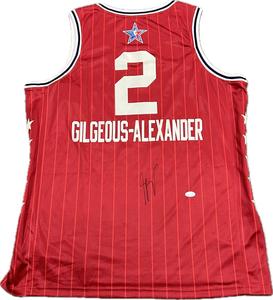 Shai Gilgeous-Alexander signed 2024 All-Star Jersey JSA Autographed Thunder Free Shipping Shop Offer