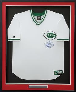 Reds Tom Seaver Auto Framed St. Patrick's Day Jersey HOF 92 Beckett T81658 Outlet Affordable