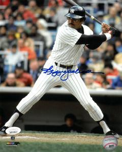 Reggie Jackson signed New York Yankees MLB 8x10 Color Photo- JSA Witnessed Sale Professional