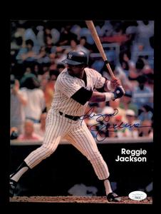 Reggie Jackson JSA Coa Signed 8x10 Photo 1970`S Yankees Autograph Clearance 2025 Unisex
