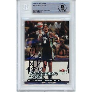 Rebecca Lobo New York Liberty Signed 2000 WNBA Ultra Basketball Card Beckett Auth Auto Cheap Sale Pay With Visa