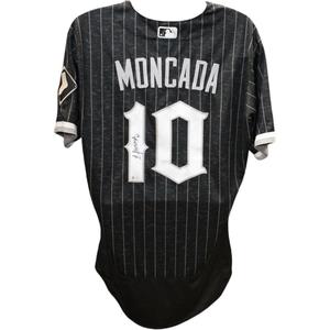 Yoan Moncada Autographed Chicago White Sox Replica City Connect Jersey MLB 47008 Cheap Sale Store