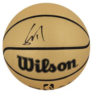 Yao Ming (HOUSTON ROCKETS) Signed Wilson Gold NBA Basketball - (SCHWARTZ COA) Cheap Sale Popular