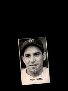 Yogi Berra JSA Coa Signed Vintage 3x4 1950 Original New York Yankees Photo Discount From China
