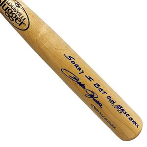 Pete Rose Signed Sorry I Bet on Baseball Inscription Louisville Slugger Official Best Pices Online