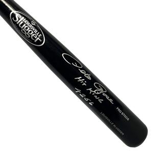 Pete Rose Signed Sorry I Bet on Baseball Inscription Louisville Slugger Official Free Shipping Real