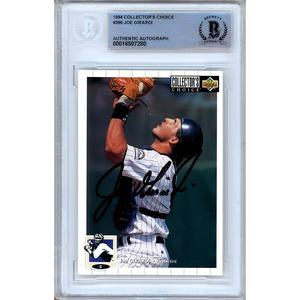 Joe Girardi Colorado Rockies Signed 1994 UD Collectors Choice Card BAS Auth Auto Slab Clearance Online Online