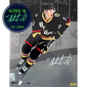Zach Whitecloud Vegas Golden Knights Glow in the Dark Signed 11x14 Photo IGM COA Excellent Sale Online