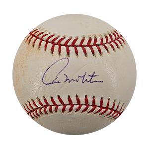 Paul Molitor Brewers Blue Jays Twins Autographed Signed Game Used ROMLB Baseball (JSA COA) Outlet Brand New Unisex