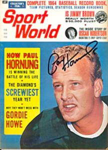 Paul Hurnung Autographed / Signed Sport World Magazine Outlet Locations Cheap Pice