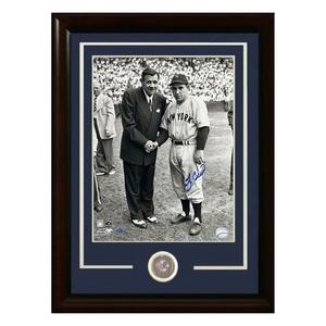 Yogi Berra signed 11x14 Babe Ruth 1948 photo Framed Yankees Auto Steiner COA HOF Original Cheap Pice