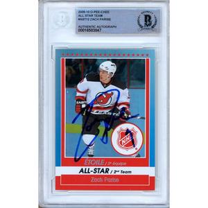 Zach Parise New Jersey Devils Signed 2009-10 O-Pee-Chee Card Beckett Authentic Auto Slab Discount Official Site
