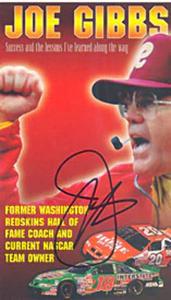 Joe Gibbs Autographed / Signed Pamphlet Buy Cheap With Mastercard