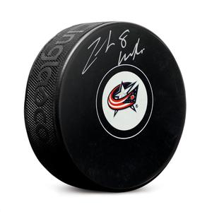 Zach Werenski Autographed Columbus Blue Jackets Hockey Puck Outlet Choice