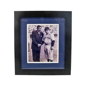 Yogi Berra New York Yankees Autographed Signed Framed 8x10 Photo With Babe Ruth (Sports Memorabilia Holo) Low Pice Cheap Online