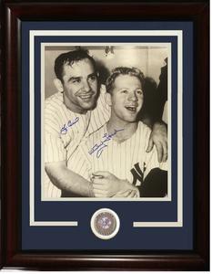 Yogi Berra Whitey Ford signed 11x14 photo framed Yankees coin 2 auto HOF CBM COA Limited Edition Sale Online