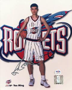 Yao Ming Signed 8x10 Photo PSA/DNA Houston Rockets Autographed For Sale Official Site