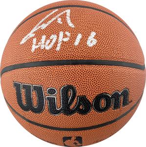 Yao Ming Autographed Indoor/Outdoor NBA Basketball Inscribed HOF 16 TRISTAR Outlet Marketable