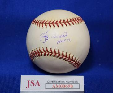 Yogi Berra HOF 72 JSA COA Autograph Major League OML Signed Baseball Quality From China Cheap