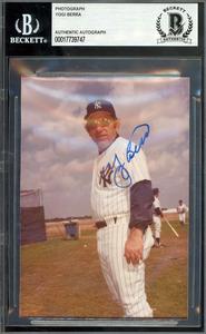 Yogi Berra Beckett BAS Signed  Original Photo Autograph Buy Cheap 2025