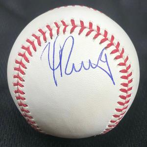 Yasiel Puig signed baseball PSA/DNA Cleveland autographed Free Shipping Sast