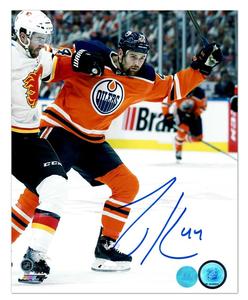 Zack Kassian Edmonton Oilers Autographed Battle Of Alberta 8x10 Photo Sale For Nice