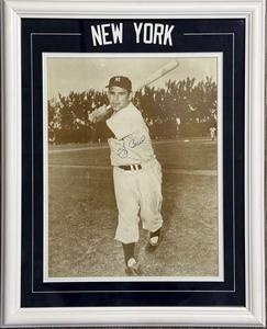 Yogi Berra Autographed 11x14 Framed Baseball Photo (JSA) Tumblr Sale Online