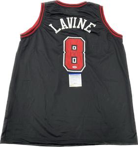 Zach Lavine signed jersey PSA/DNA Chicago Bulls Autographed Visit For Sale