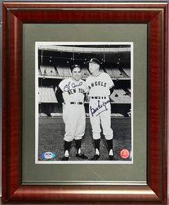 Yogi Berra Bill Rigney Dual Signed 8x10 Photo Framed Yankees HOF 2 Autograph PSA Low Shipping Fee Online