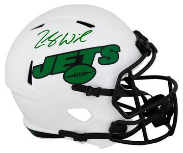 Zach Wilson Signed Jets LUNAR Riddell Full Size Replica Helmet -(Fanatics COA) Shop Offer Cheap Online