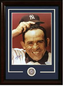 Yogi Berra signed 10x14 Scratching Head Photo framed Yankees Autograph Jsa COA Wide Range Of Sale Online