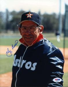 Yogi Berra Psa Dna Coa Autograph 8x10 Photo  Hand Signed Houston Astros Outlet New Arrival