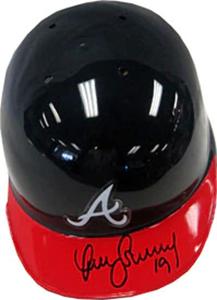 Yunel Escobar Autographed / Signed Atlanta Braves Mini Helmet Free Shipping 2025 New
