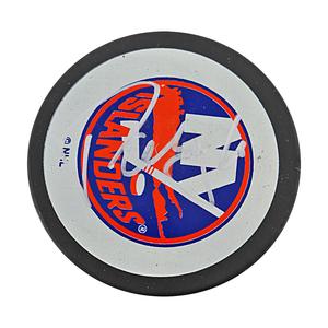 Zigmund Palffy New York Islanders Autographed Signed Logo Puck (JSA COA #AY64902) 2025 New For Sale