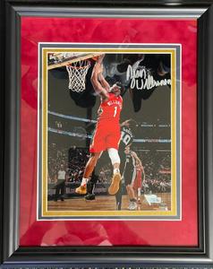 Zion Williamson Autographed Framed 8x10 Photo (Fanatics) Cheap Sale Countdown Package