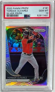 Yordan Alvarez 2020 Panini Silver Prizm Rookie Card #181- PSA Graded 10 Gem Mint Visit New Cheap Pice