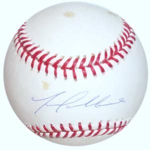 YOVANI GALLARDO SIGNED OML BASEBALL TEXAS RANGERS BREWERS STEINER SPORTS NY COA Perfect Cheap Pice