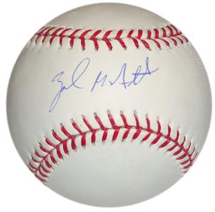 ZACH MCALLISTER AUTOGRAPHED BUD SELIG MLB BASE BALL CLEVELAND INDIANS YANKEES Free Shipping Low Cost