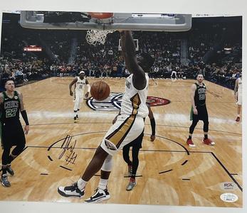 Zion Williamson Signed 11x14 Photo PSA/DNA Pelicans Autographed Buy Cheap Footlocker Finishline