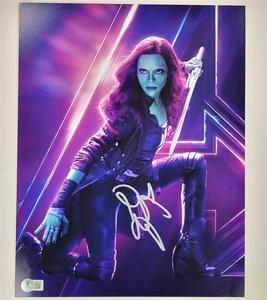 Zoe Saldana signed Gamora 11x14 photo Avengers Guardians autograph  Beckett BAS Footlocker Pictures Sale Online