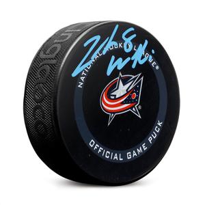 Zach Werenski Signed Columbus Blue Jackets Official Game Puck Best Wholesale Cheap Pice