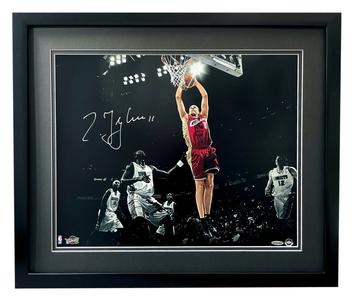 Zydrunas Ilgauskas Signed Cleveland Cavaliers 16x20 Photo Framed UDA COA LeBron Cheap Pice Original
