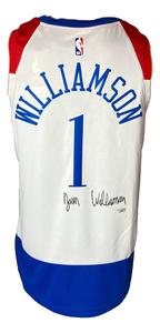 Zion Williamson Signed Pelicans Nike Swingman Basketball Jersey Fanatics Buy Cheap Free Shipping