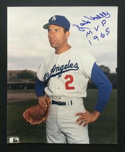 Zoilo Versalles Dodgers signed 8x10 photo INS MVP 1965 Mint Autograph CBM COA Choice