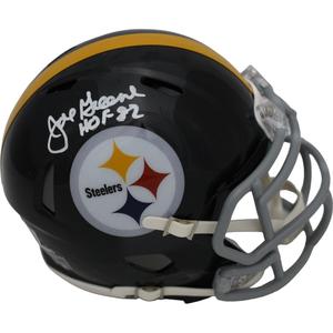 Joe Greene Signed Pittsburgh Steelers TB Mini Helmet Beckett 44385 Buy Cheap Perfect