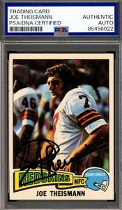 Joe Theismann PSA DNA Signed 1975 Topps Rookie Autograph Fashionable Cheap Pice