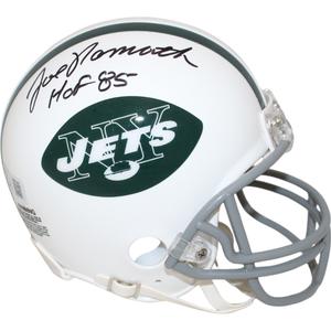 Joe Namath Autographed New York Jets VSR4 TB 65-77 Mini Helmet Beckett 48622 Cheap Sale Footaction